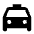 Taxi Fill Icon from Remix Fill Set