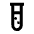 Test Tube Line Icon from Remix Line Set