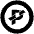 $pac Icon from Cryptocurrency Black Set