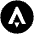Atlas Icon from Cryptocurrency Black Set