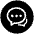 Chat Icon from Cryptocurrency Black Set