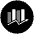 Cix Icon from Cryptocurrency Black Set