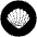 Clam Icon from Cryptocurrency Black Set