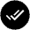Cred Icon from Cryptocurrency Black Set