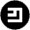 Emc Icon from Cryptocurrency Black Set