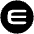 Enj Icon from Cryptocurrency Black Set