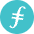 Fil Icon from Cryptocurrency Colors Set