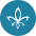 Flo Icon from Cryptocurrency Colors Set