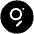 Grt Icon from Cryptocurrency Black Set