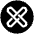 Gxs Icon from Cryptocurrency Black Set