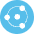 Ion Icon from Cryptocurrency Colors Set