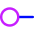Line Start Circle Icon from Core Neon Set