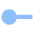 Line Start Circle Icon from Sharp Flat Set