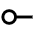 Line Start Circle Icon from Sharp Line Set