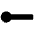 Line Start Circle Icon from Plump Solid Set