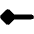 Line Start Diamond Icon from Core Solid Set
