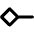 Line Start Diamond Icon from Core Remix Set