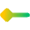 Line Start Diamond Icon from Core Gradient Set