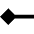 Line Start Diamond Icon from Sharp Remix Set