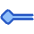 Line Start Diamond Icon from Plump Duo Set