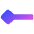 Line Start Diamond Icon from Plump Gradient Set