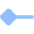 Line Start Diamond Icon from Flex Flat Set