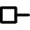 Line Start Square Icon from Core Remix Set