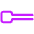 Line Start Square Icon from Plump Neon Set