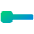 Line Start Square Icon from Plump Gradient Set