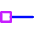 Line Start Square Icon from Core Neon Set