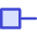 Line Start Square Icon from Core Duo Set