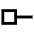 Line Start Square Icon from Sharp Line Set