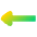 Line Start Triangle Icon from Plump Gradient Set