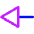 Line Start Triangle Icon from Core Neon Set
