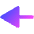Line Start Triangle Icon from Core Gradient Set
