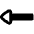 Line Start Triangle Icon from Plump Remix Set