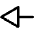 Line Start Triangle Icon from Core Line Set