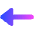 Line Start Triangle Icon from Core Gradient Set