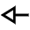 Line Start Triangle Icon from Sharp Line Set