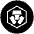 Mco Icon from Cryptocurrency Black Set