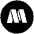 Mnz Icon from Cryptocurrency Black Set
