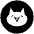 Mona Icon from Cryptocurrency Black Set