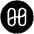 One Icon from Cryptocurrency Black Set