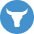 Ox Icon from Cryptocurrency Colors Set