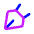 Pen Tool Solo Icon from Core Neon Set