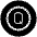 Qash Icon from Cryptocurrency Black Set