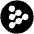 Rlc Icon from Cryptocurrency Black Set