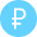 Rub Icon from Cryptocurrency Colors Set