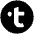 Tkn Icon from Cryptocurrency Black Set