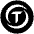 Tusd Icon from Cryptocurrency Black Set